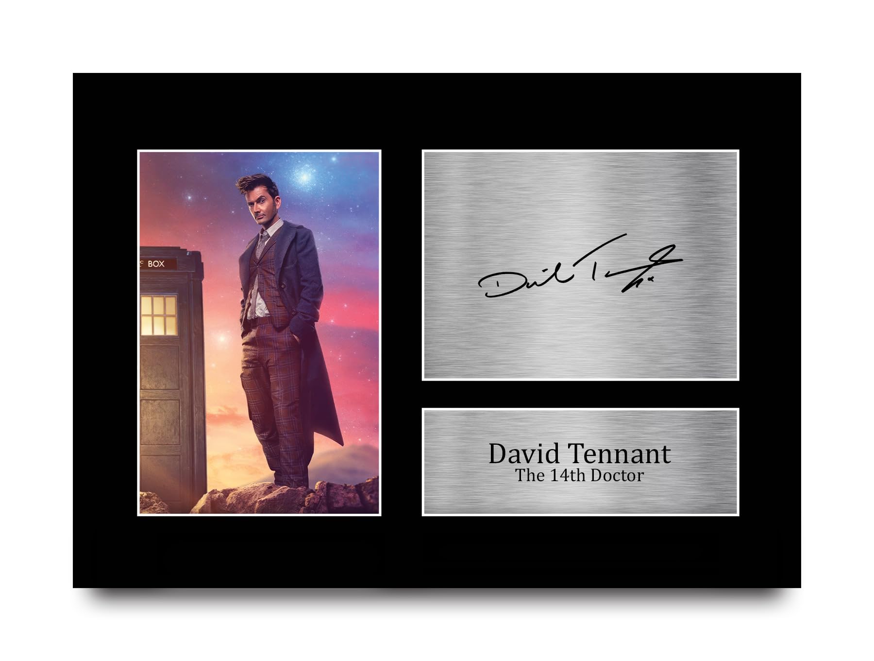 【40CD+20DVD 直筆サイン】THE WHO: 2006 TOUR V.1 HWC Trading A4 David Tennant 14th Doctor Dr Who Gifts Printed